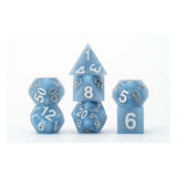 FanRoll Sharp Edge Silicone Dice Set Glacial Debris (7)