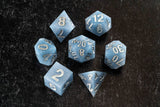 FanRoll Sharp Edge Silicone Dice Set Glacial Debris (7)