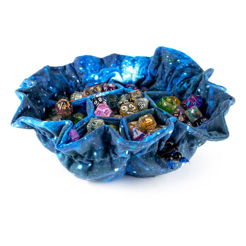 FanRoll Dice bag with compartments Velvet Galaxy