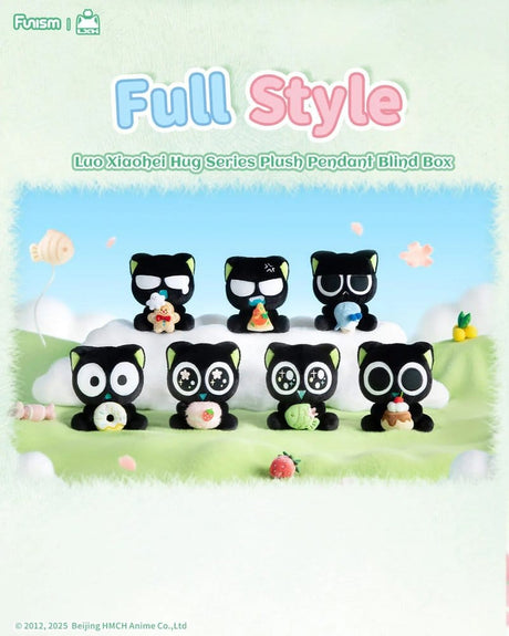 Luo Xiaohei Mini Figures Hug Plush Pendant Series 10 cm Display (6 )