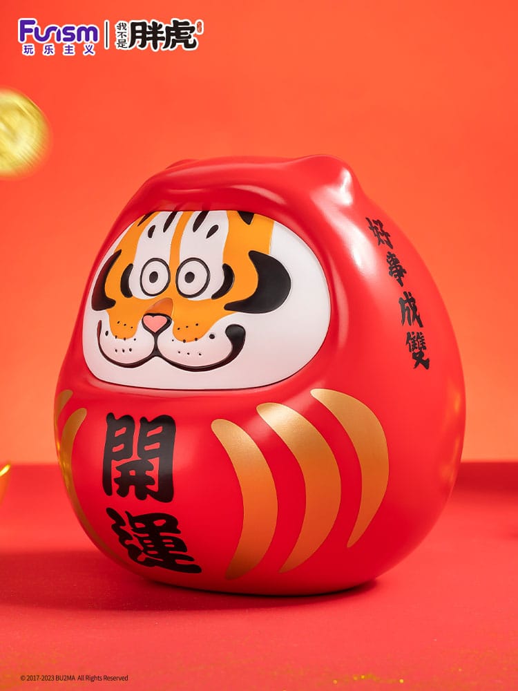 I Am Not Fat Tiger Statue 1/7 Alexander the Tiger Dharuma 20 cm