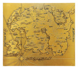 The Elder Scrolls Replica Metal Map of Tamriel Limited Edition 15 x 13 cm
