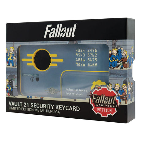 Fallout: New Vegas Replica Vault 21 Security Keycard Limited Edition