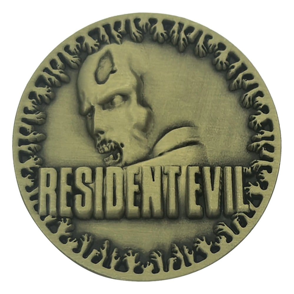 Resident Evil Collectable Coin 30th Anniversary Antique Brass