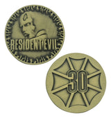 Resident Evil Collectable Coin 30th Anniversary Antique Brass