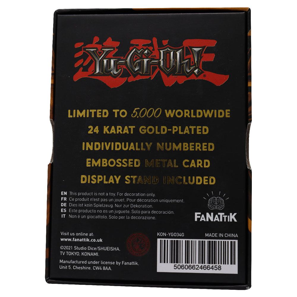 Yu-Gi-Oh! Replica Card Pot of Greed (gold plated)