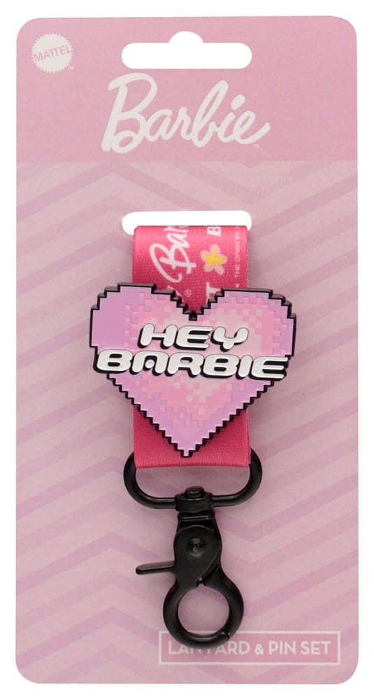 Barbie Lanyard & Pin Badge Set