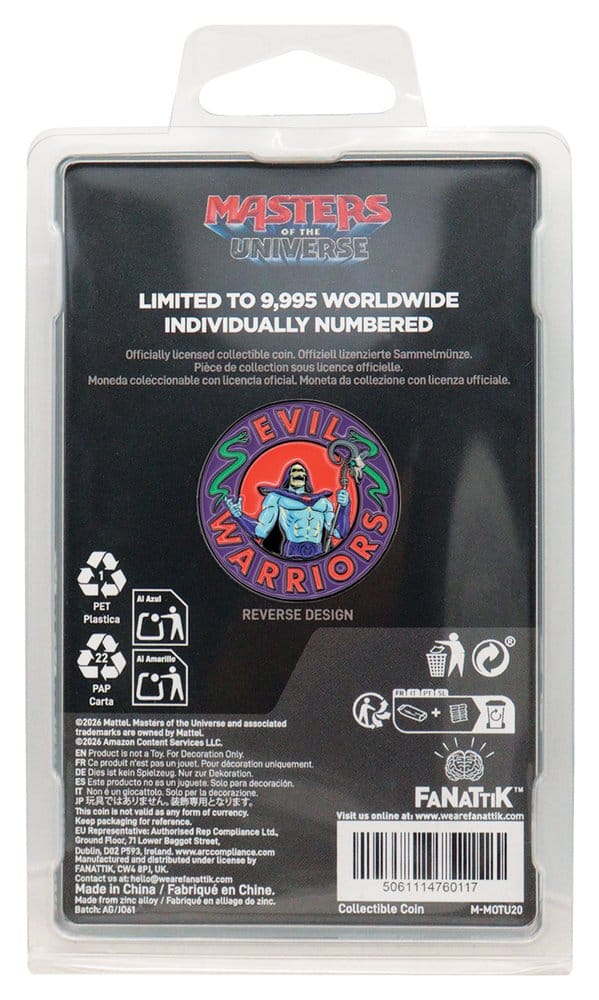 Masters of the Universe 2026 Collectable Coin He-Man & Skeletor Limited Edition