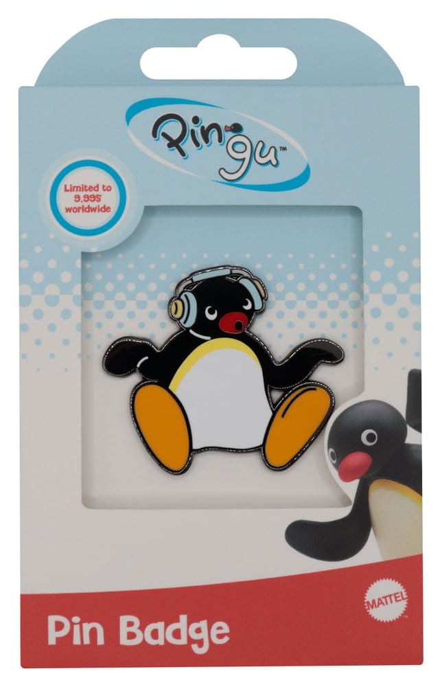 Pingu Pin Badge Headphones Limited Edition