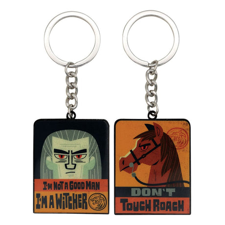 The Witcher Keychain Witcher & Roach Limited Edition