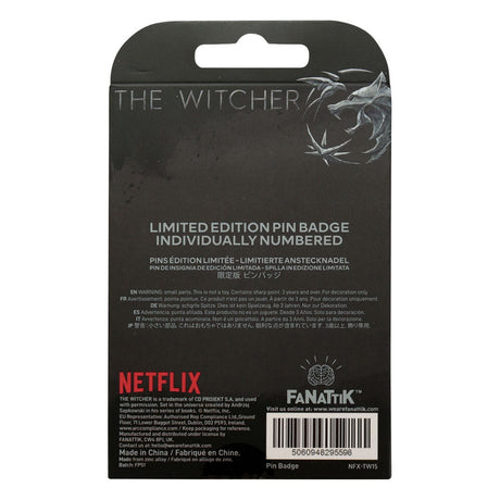 The Witcher Pin Badge Witcher Symbol Limited Edition