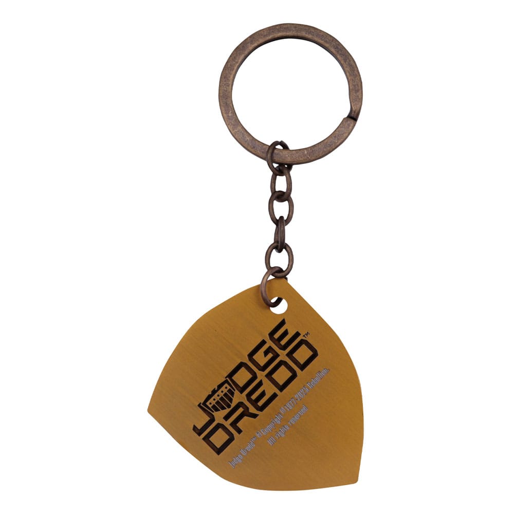2000 AD Keychain Judge Dredd Badge Limited Edition