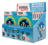 Sonic The Hedgehog Mystery Pin Badges Blind Box Display (12)
