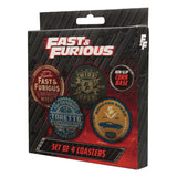 Fast & Furious Coaster 4-Pack Vintage Style