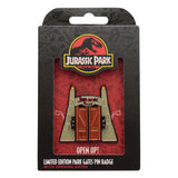 Jurassic Park Pin Badge Gates Hinged