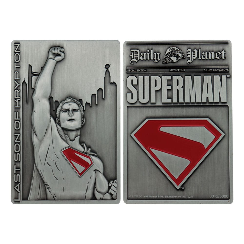 Superman 2025 Ingot Last Son of Krypton Limited Edition