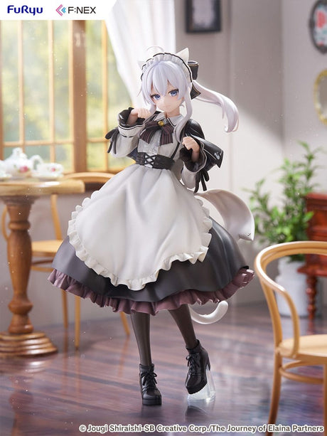 Wandering Witch: The Journey of Elaina F:NEX PVC Statue 1/7 Elaina Maid costume with cat ears Ver. 24 cm