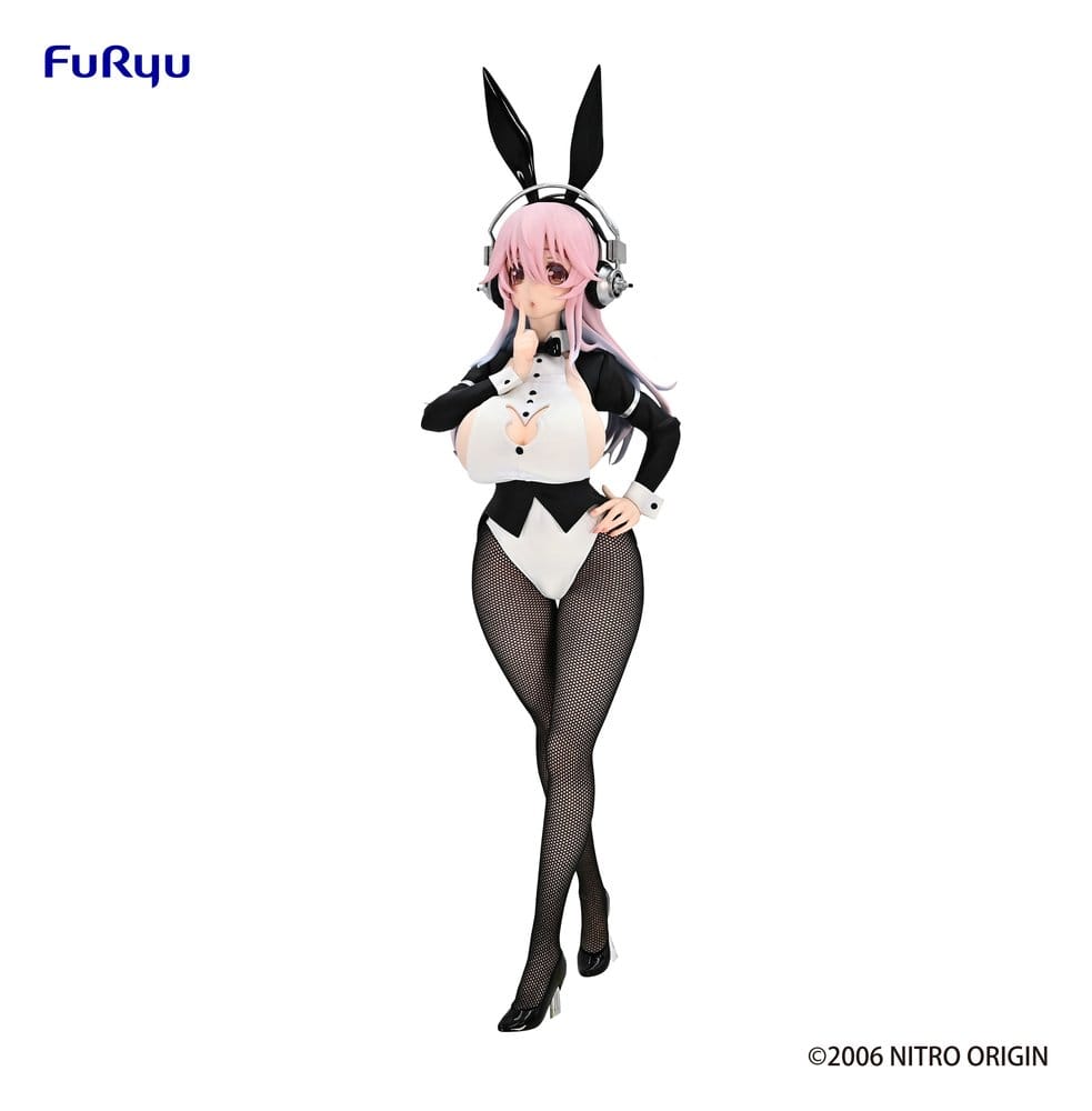 Super Sonico BiCute Bunnies PVC Figure Newly Drawn Costume Tailcoat Ver. 30 cm
