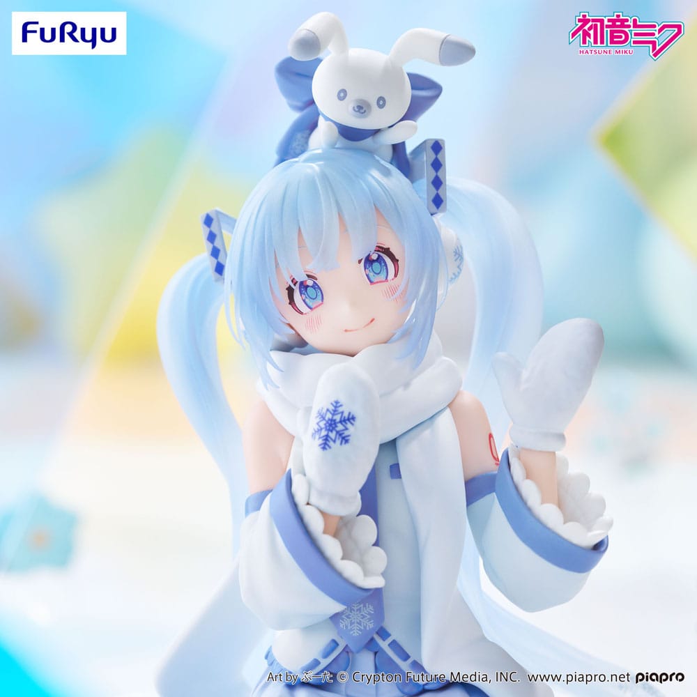 Hatsune Miku Noodle Stopper PVC Statue Snow Miku Sky Town 10th Ver. 10 cm