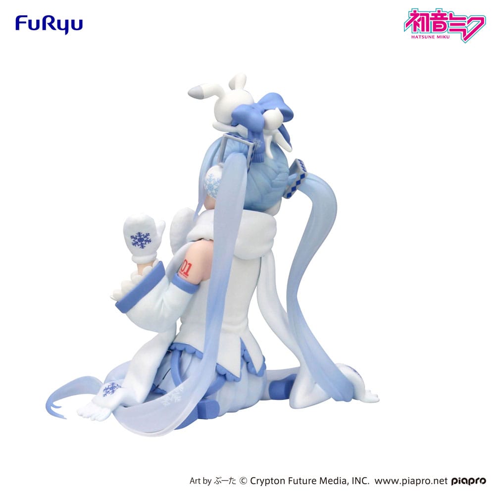 Hatsune Miku Noodle Stopper PVC Statue Snow Miku Sky Town 10th Ver. 10 cm