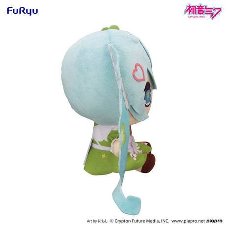 Hatsune Miku Kyurumaru Big Plush Figure Clover 26 cm