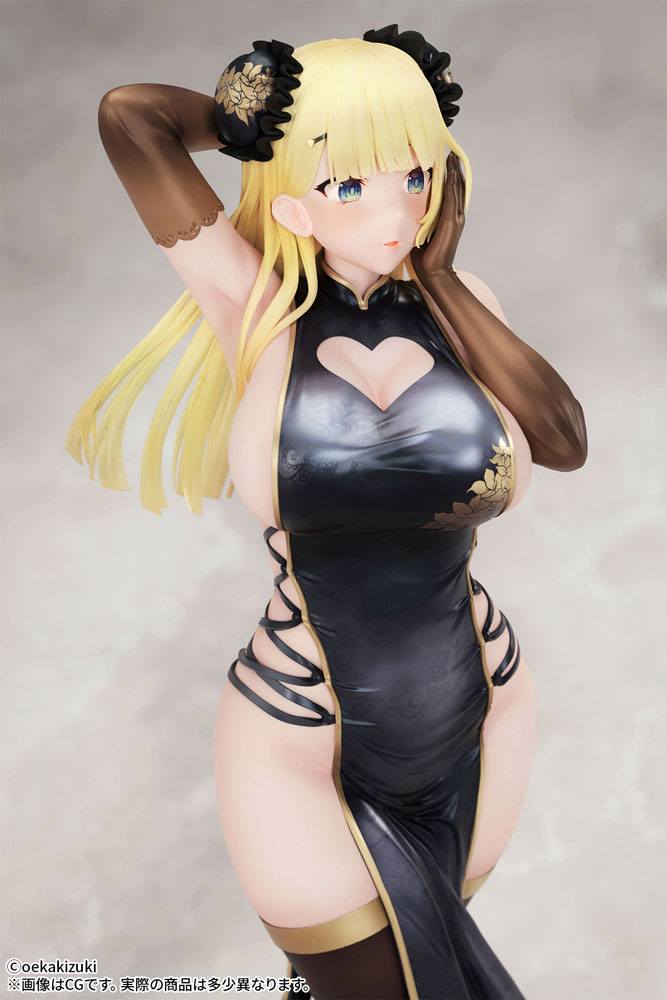 Original Character Statue 1/7 China Girl Black Ver. Illustrated by Oekakizuki 20 cm