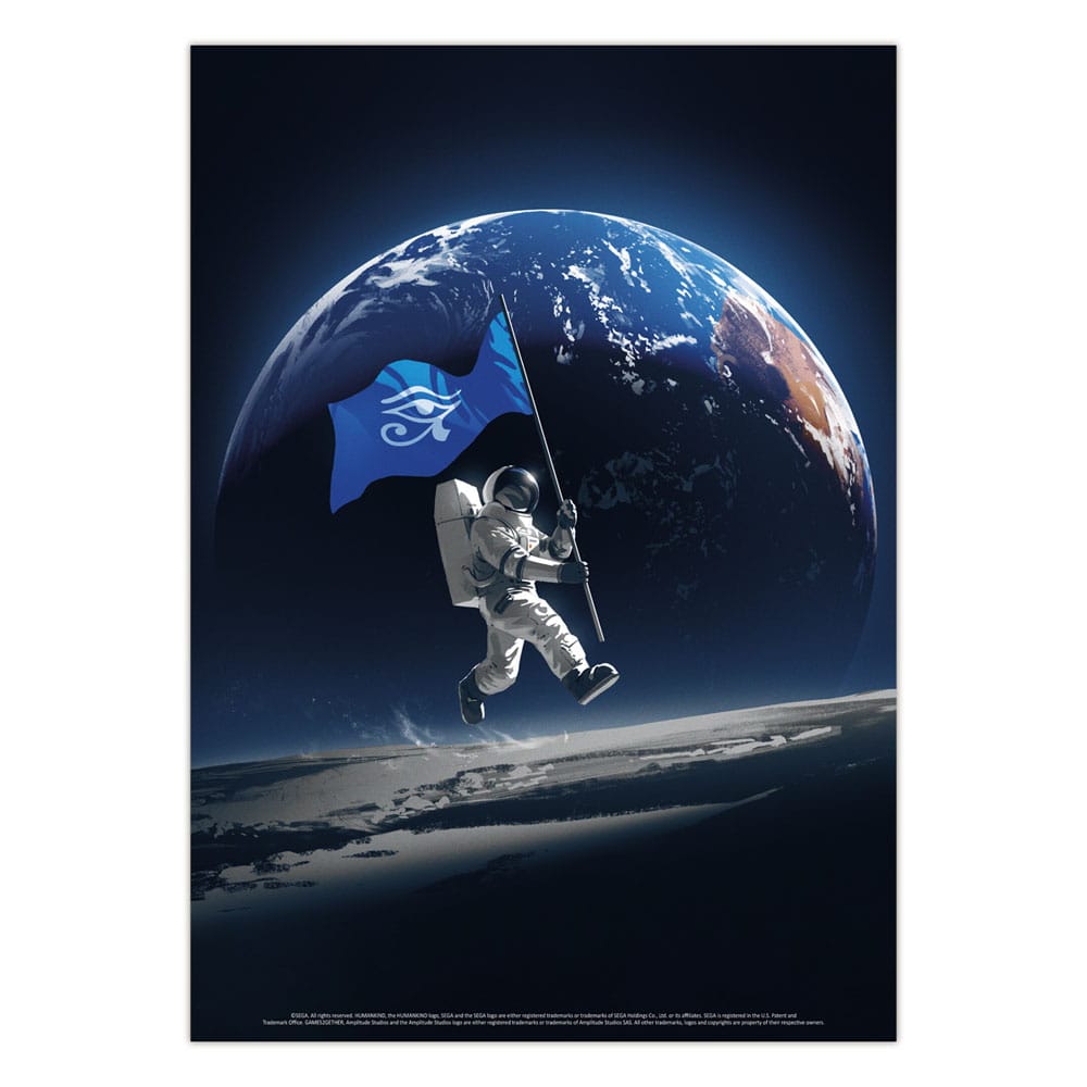 Humankind Poster Glow in the Dark Astronaut