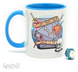 Glassstaff Gift Set Mug & Dice D20 Guess I'll Die