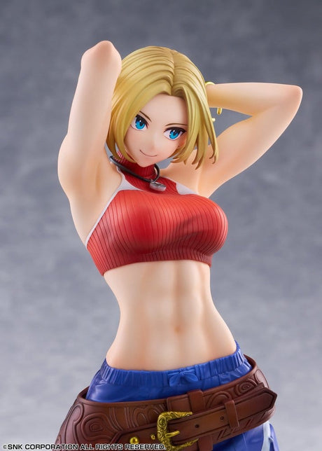 Fighting Girls Collection The King of Fighters XV PVC Figure 1/7 Blue Mary AmiAmi Limited Edition 26 cm – billede 7