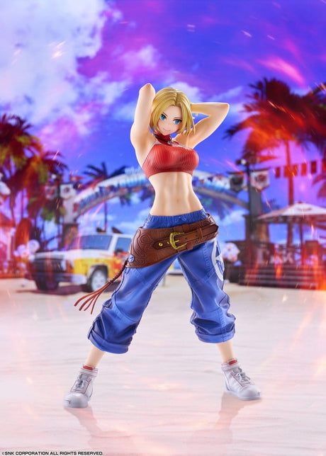 Fighting Girls Collection The King of Fighters XV PVC Figure 1/7 Blue Mary AmiAmi Limited Edition 26 cm – billede 8