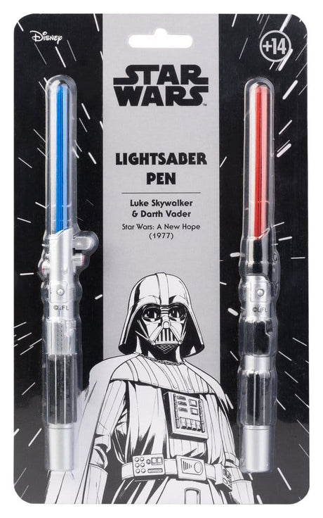 Star Wars Set of 2 Lightsaber Pens  Luke Skywalker & Darth Vader