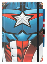 Marvel Captain America Premium Notebook with Pen Uniform A5