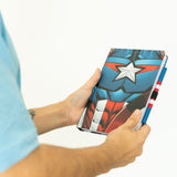 Marvel Captain America Premium Notebook with Pen Uniform A5