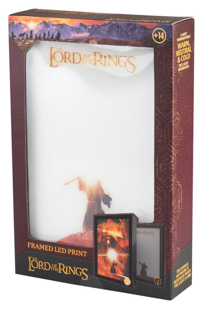 The Lord of the Rings Framed LED Panel 28 x 20 cm