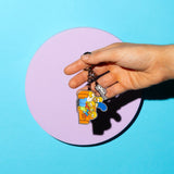 The Simpsons Keychain Family 5 x 12 cm