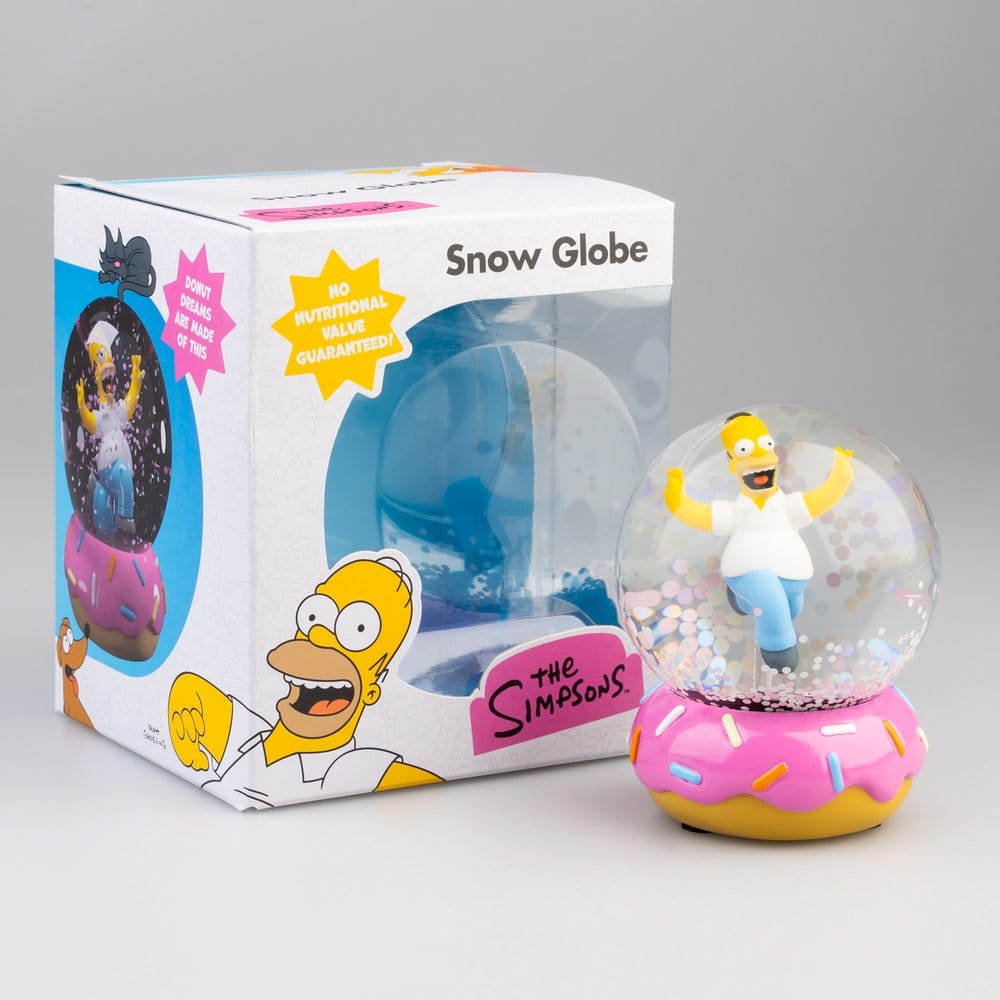 The Simpsons Snow Globe Homer Simpson Donut 10 cm