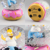 The Simpsons Snow Globe Homer Simpson Donut 10 cm