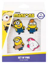 Minions Pin Badges Set of 4