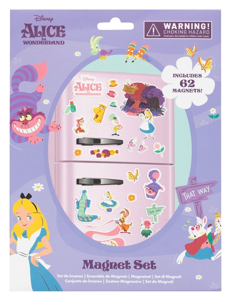 Disney Alice in Wonderland Die-Cut Magnet Set