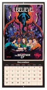 Stranger Things Wall Calendar 2027 30 x 30 cm