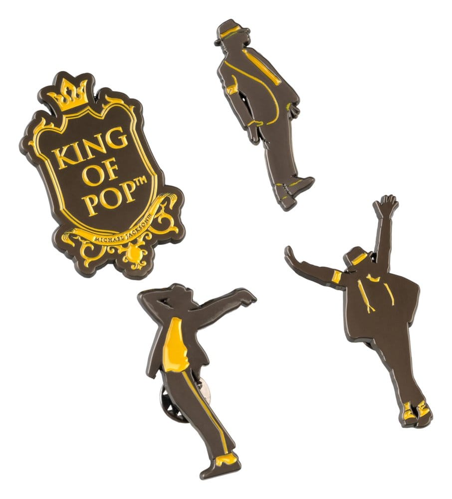 Michael Jackson Pin Badges Set (4)