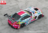 Hatsune Miku GT Project Vehicle 1/64 AMG 2024 Season Opening Ver. 7 cm