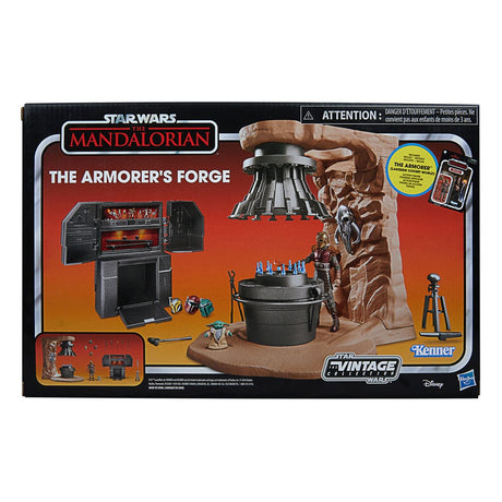 Star Wars The Mandalorian Vintage Collection The Armorer's Forge with The Armorer (Lakeside Covert World)