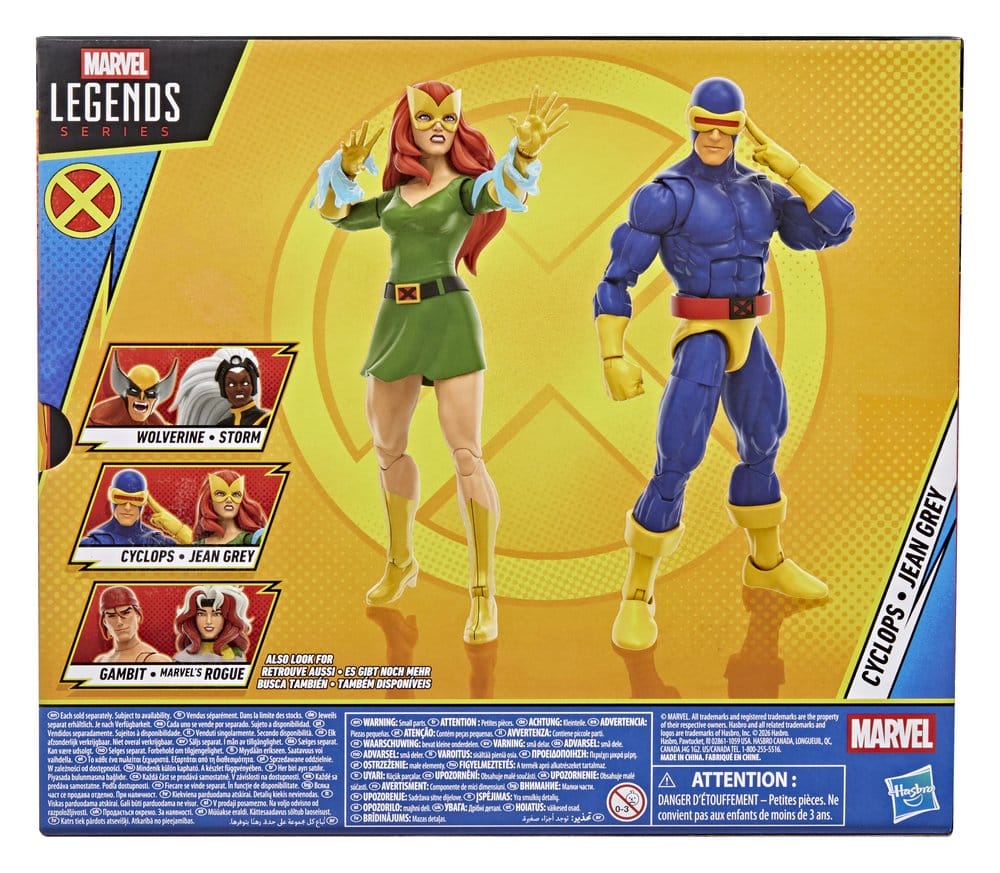 Marvel Legends Action Figure 2-Pack Cyclops & Jean Grey 15 cm