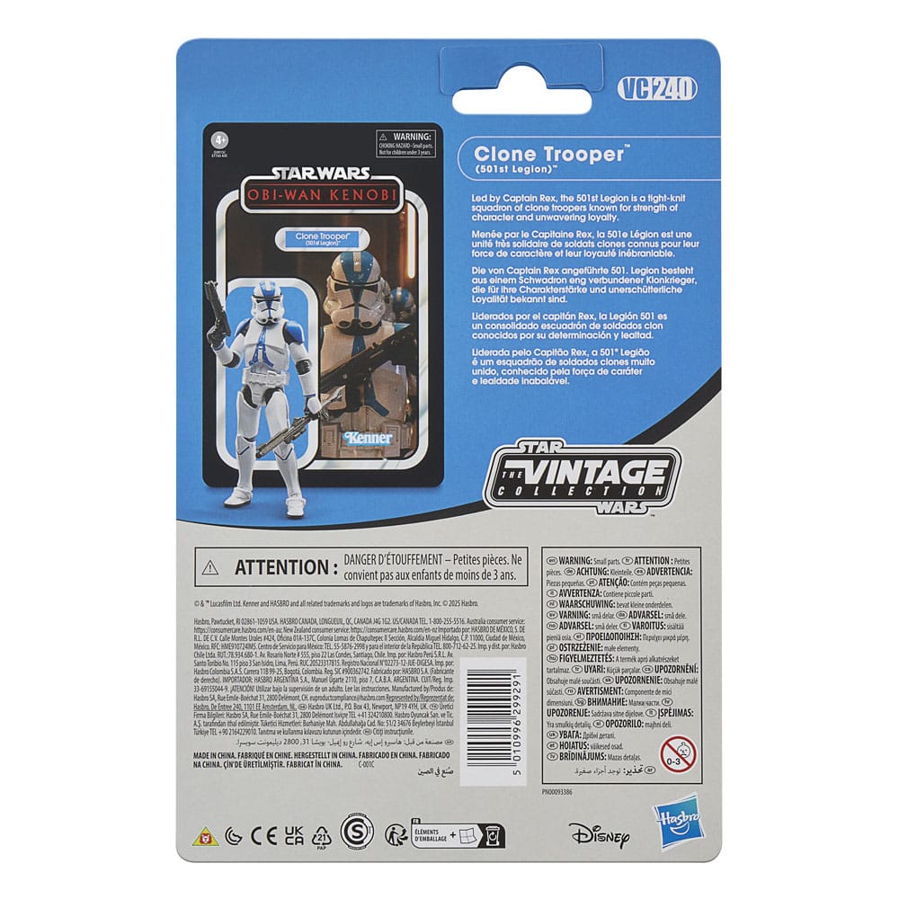 Star Wars: Obi-Wan Kenobi Vintage Collection Action Figure Clone Trooper (501st Legion) 10 cm