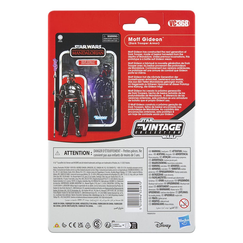Star Wars: The Mandalorian Vintage Collection Action Figure Moff Gideon (Dark Trooper Armor) 10 cm