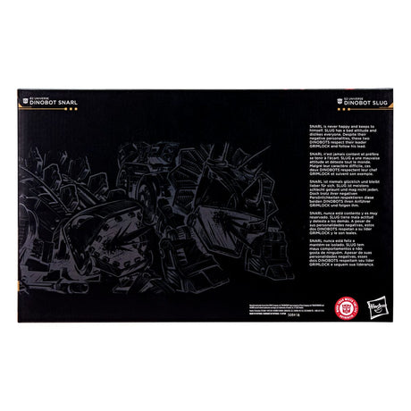 Transformers Age of the Primes Leader Class Action Figure G2 Universe Dinobots Snarl & Slug 19 cm