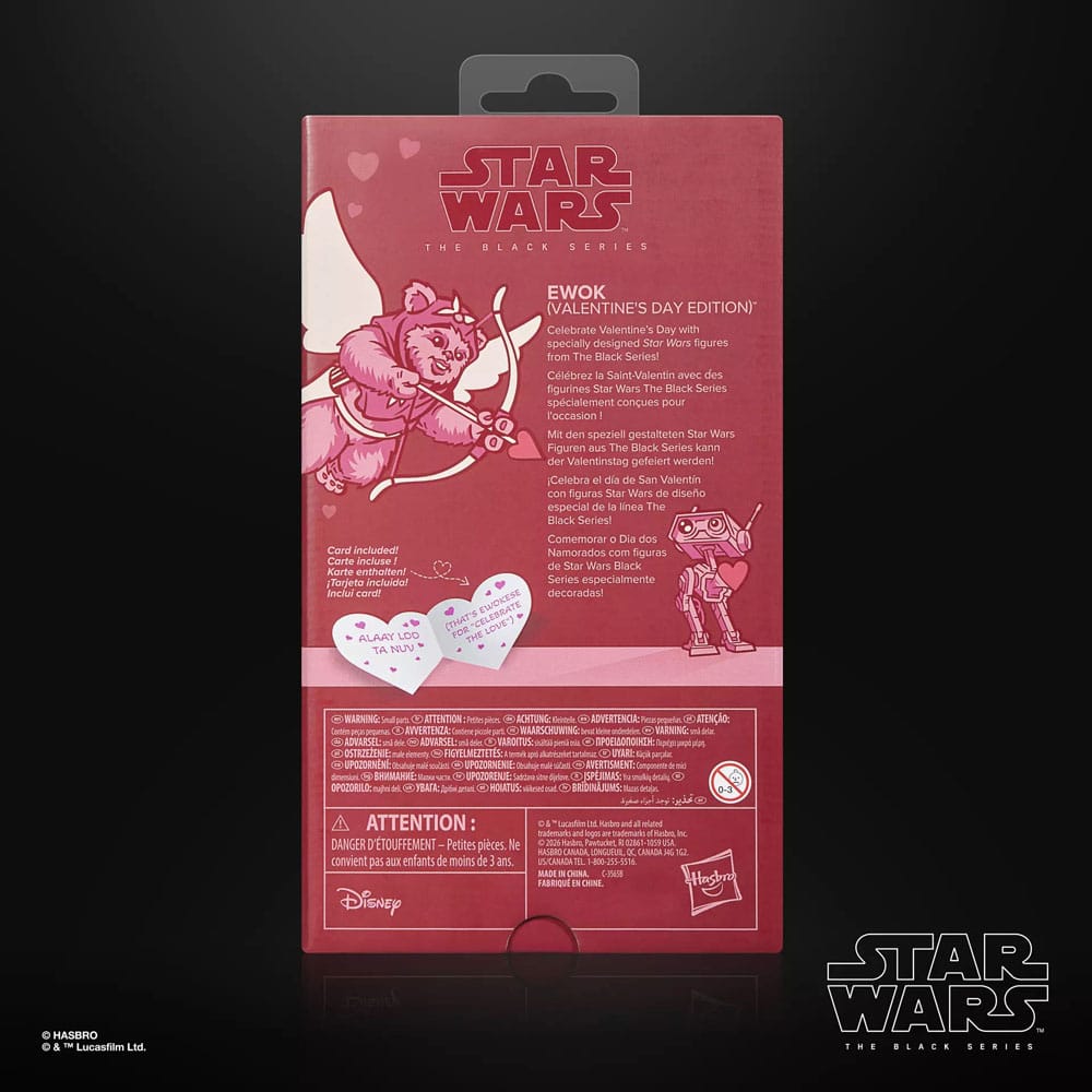 Star Wars Black Series Action Figure Ewok (Valentine’s Day Edition) 15 cm