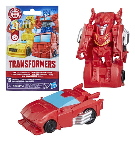 Transformers Mini Action Figures 4 cm Tiny Turbo Changers Blind Box Display (24)