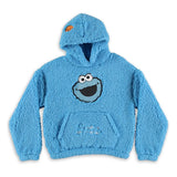 Sesame Street Teddy Hooded Sweater Cookie Monster Size L